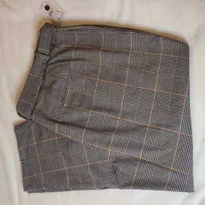 Lane Bryant 18R black plaid with yellow